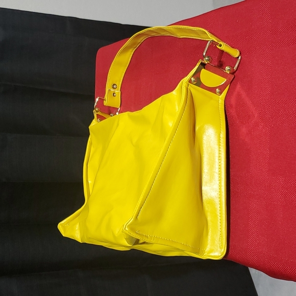 Vintage Bright Yellow handbag - Picture 10 of 13